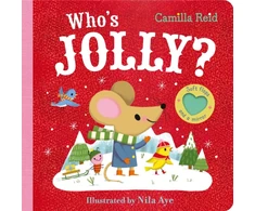 KNYGA Camilla Reid Who's Jolly?, The Perfect Christmas Gift for Toddlers - an Interactive Lift the Flap and Mirror Book