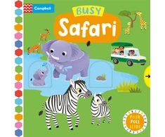 KNYGA Campbell Books Busy Safari, A Push, Pull, Slide Book