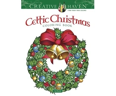 KNYGA Cari Buziak Creative Haven Celtic Christmas Coloring Book