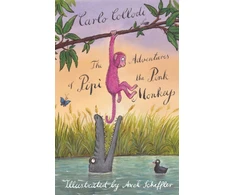 KNYGA Carlo Collodi Adventures of Pipi the Rožinė Monkey