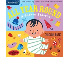 KNYGA Carolina Buzio Indestructibles: All Year Round: A Book of Seasons, Chew Proof · Rip Proof · Nontoxic · 100% Washable (Book for Babies, Newborn Books, Safe to Chew)