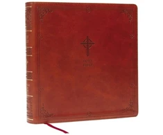 KNYGA Catholic Bible Catholic Bible Press NABRE XL, Catholic Edition, Leathersoft, Brown, Comfort Print