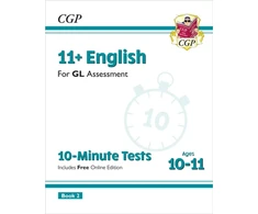 KNYGA Cgp Books 11+ GL 10-Minute Tests: English - Ages 10-11 Book 2 (with Online Edition)