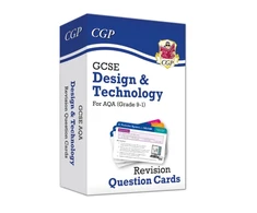 KNYGA Cgp Books GCSE Design &amp; Technology AQA Revision Question Cards