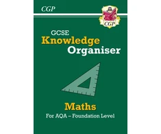 KNYGA Cgp Books GCSE Maths AQA Knowledge Organiser - Foundation