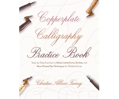 KNYGA Christen Allocco Turney Copperplate Calligraphy Practice Book