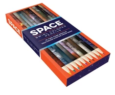 KNYGA Chronicle Books Staff Space Swirl Colored Pencils