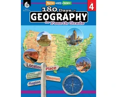 KNYGA Chuck Aracich 180 Days™: Geography for Fourth Grade