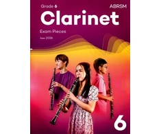 KNYGA Bookshop Clarinet Exam Pieces from 2026, ABRSM Grade 6
