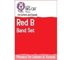 KNYGA Collins Big Cat Phonics for Letters and Sounds Raudona B Band Set