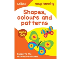 KNYGA Collins UK Publishing Staff Shapes, Colours and Patterns Ages 3-5