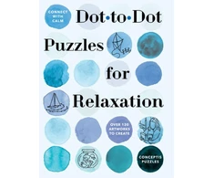 KNYGA Conceptis Puzzles Connect with Calm: Dot-to-Dot Puzzles for Relaxation