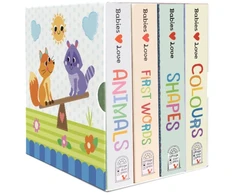 KNYGA Cottage Door Press Babies Love Lift a Flap 4 book box set