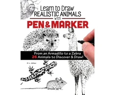 KNYGA D L Miller Learn to Draw Realistic Animals with Pen &amp; Marker