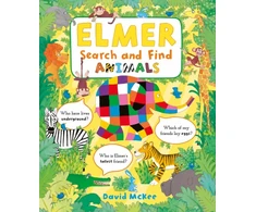 KNYGA David Mckee Elmer Search and Find Animals