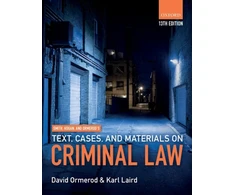 KNYGA David Ormerod Smith, Hogan, &amp; Ormerod's Text, Cases, &amp; Materials on Criminal Law