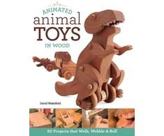 KNYGA David Wakefield Animated Animal Toys in Wood