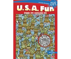 KNYGA Diana Zourelias Spark U.S.A. Fun Find it! Color it!