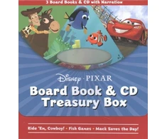KNYGA Disney Books Disney*Pixar Board Book &amp; CD Treasury Box