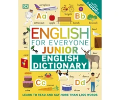 KNYGA Dk Publishing English for Everyone Junior English Dictionary, Learn to Read and Say More than 1,000 Words