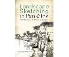 KNYGA Donald Maxwell Landscape Sketching in Pen and Ink