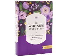 KNYGA Dorothy Kelley Patterson KJV, The Woman's Study Bible, Hardcover, Raudona Letter, Full-Color Edition, Comfort Print, Receiving God's Truth for Balance, Hope, and Transformation