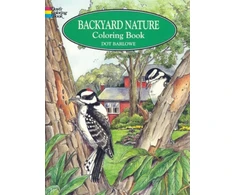 KNYGA Dot Barlowe Backyard Nature Colouring Book