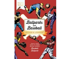 KNYGA Editors of Chartwell Books Ballparks and Baseball Sticker &amp; Logbook