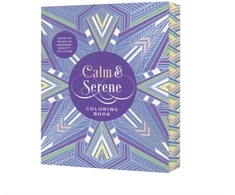 KNYGA Editors of Chartwell Books Calm &amp; Serene Coloring Book