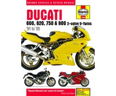 KNYGA Editors of Haynes Manuals Ducati 600, 620, 750 &amp; 900 2-valve V-Twins (91 - 05) Haynes Repair Manual
