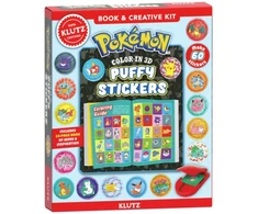 KNYGA Editors Of Klutz Pokemon Color-In 3D Puffy Stickers