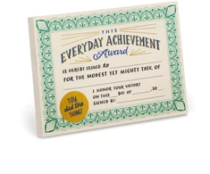 KNYGA Em Em Friends Em &amp; Friends Everyday Achievement Certificate Notepads (Nauja versija)