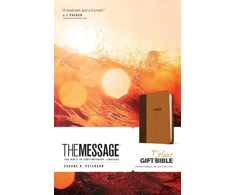 KNYGA Eugene H Peterson Message Deluxe Gift Bible, Brown
