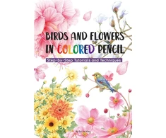KNYGA Fei Le Niao Birds and Flowers in Colored Pieštukas