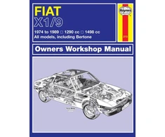 KNYGA Fiat X1/9 (74 - 89) Haynes Repair Manual
