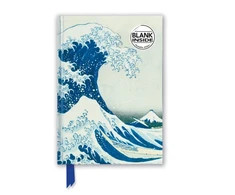 KNYGA Flame Flame Tree Hokusai: The Great Wave (Foiled Blank Journal)
