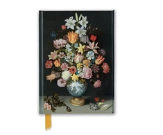 KNYGA Flame Flame Tree National Gallery: Bosschaert the Elder: Still Life of Flowers (Foiled Journal)