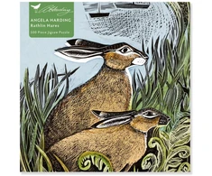 KNYGA Flame Tree Studio Adult Jigsaw Puzzle Angela Harding: Rathlin Hares (500 pieces)