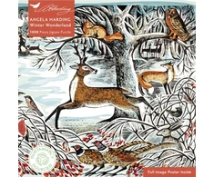 KNYGA Flame Tree Studio Adult Sustainable Jigsaw Puzzle: Angela Harding: Winter Wonderland