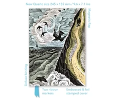 KNYGA Flame Tree Studio Angela Harding: Cornish Path (Foiled Quarto Journal)