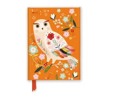 KNYGA Flame Tree Studio Bee Brown: Folk Owl (Foiled Journal)