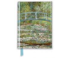 KNYGA Flame Tree Studio Claude Monet: Bridge over a Pond of Vanduo Lilies (Foiled Pocket Journal)