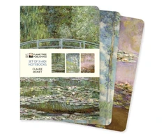KNYGA Flame Tree Studio Claude Monet Set of 3 Midi Notebooks