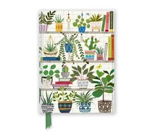 KNYGA Flame Tree Studio Georgia Breeze: Books &amp; Plants (Foiled Journal)