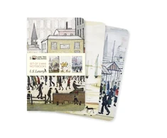 KNYGA Flame Tree Studio L.S. Lowry Set of 3 Mini Notebooks