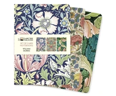 KNYGA Flame Tree Studio William Morris Set of 3 Midi Notebooks