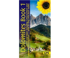 KNYGA Florian Fritz Dolomites Sunflower Walking Guide Vol 1 - North and West