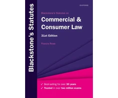 KNYGA Francis Rose Blackstone's Statutes on Commercial &amp; Consumer Law