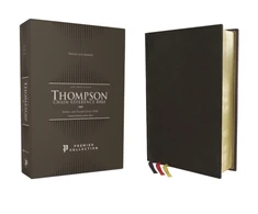 KNYGA Frank Charles Thompson KJV, Thompson Chain-Reference Bible, Premium Goatskin Leather, Juodas, Premier Collection, Art Gilded Edges, Juodas Letter, Comfort Print