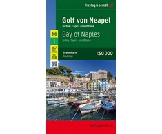 KNYGA Freytag, Berndt und Artaria. Bay of Naples - Ischia - Capri - Amalfitana Road Map 1:50 000